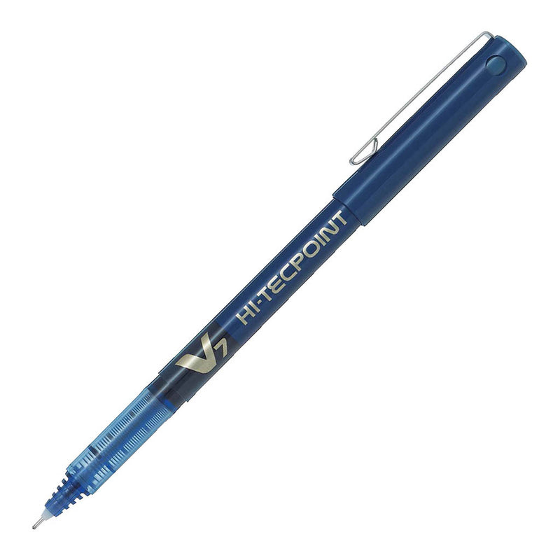 Pilot Hi-Tec V7 Fine Blue  - (Set of 12 )