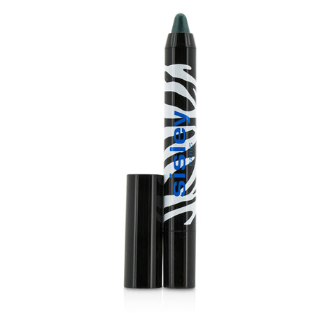 Sisley Phyto Eye Twist in #12 Emerald, a waterproof jumbo pencil for bold eye makeup and easy application without sharpening.