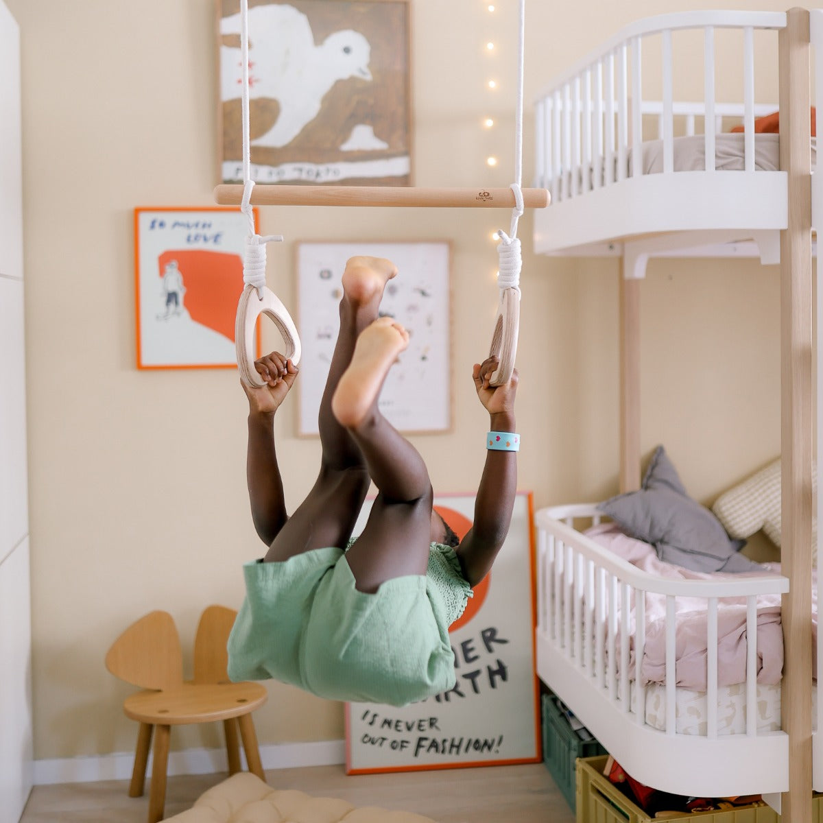 Kinderfeets Trapeze with Rings