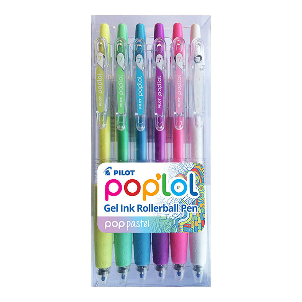 Pilot Pop'Lol 0.7 Pastel 6 pack)