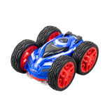 Remote-controlled Silverlit Exost Mini Flip Neo car, designed for flips and speed, with Type-C rechargeable battery.