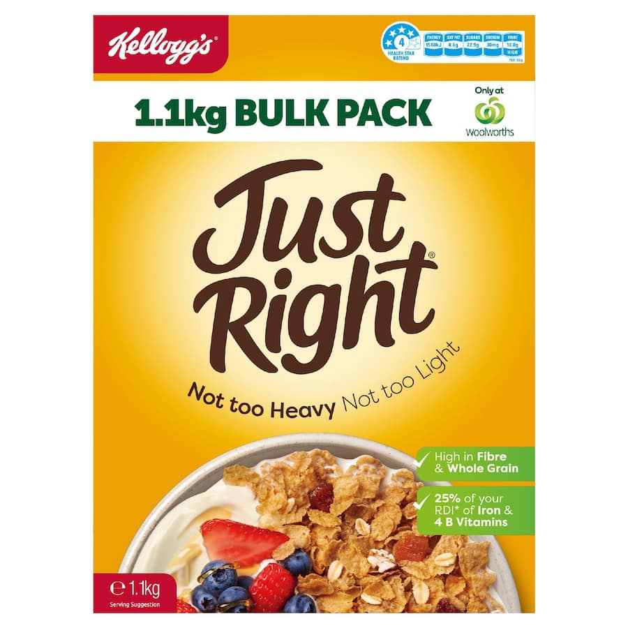 Kelloggs Cereal Just Right