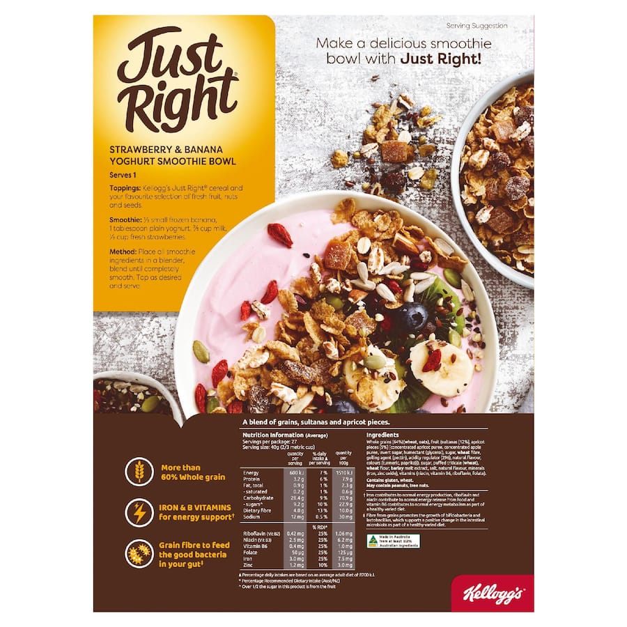 Kelloggs Cereal Just Right