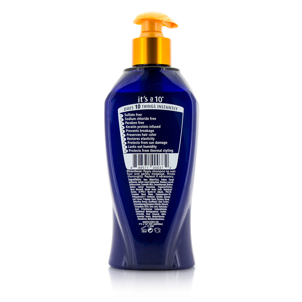 It's A 10 Miracle Shampoo Plus Keratin (Sulfate Free) 295.7ml/10oz