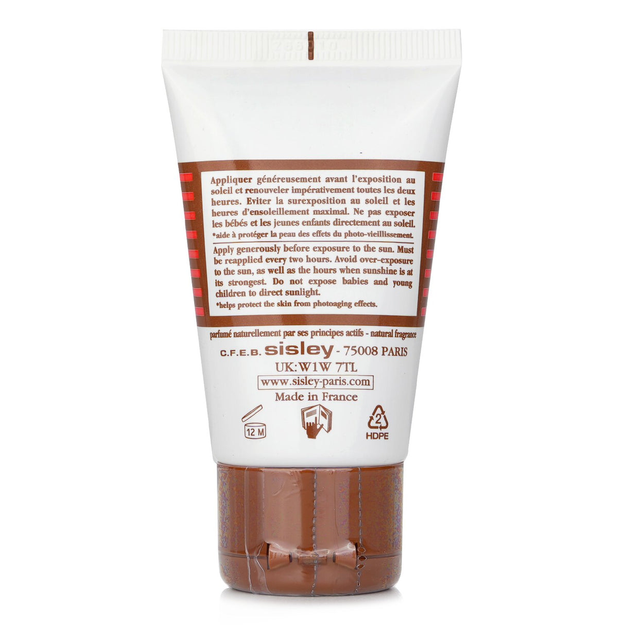 Sisley Super Soin Solaire Tinted Youth Protector SPF 30, a silky cream for sun protection and skin rejuvenation in #1 Natural.