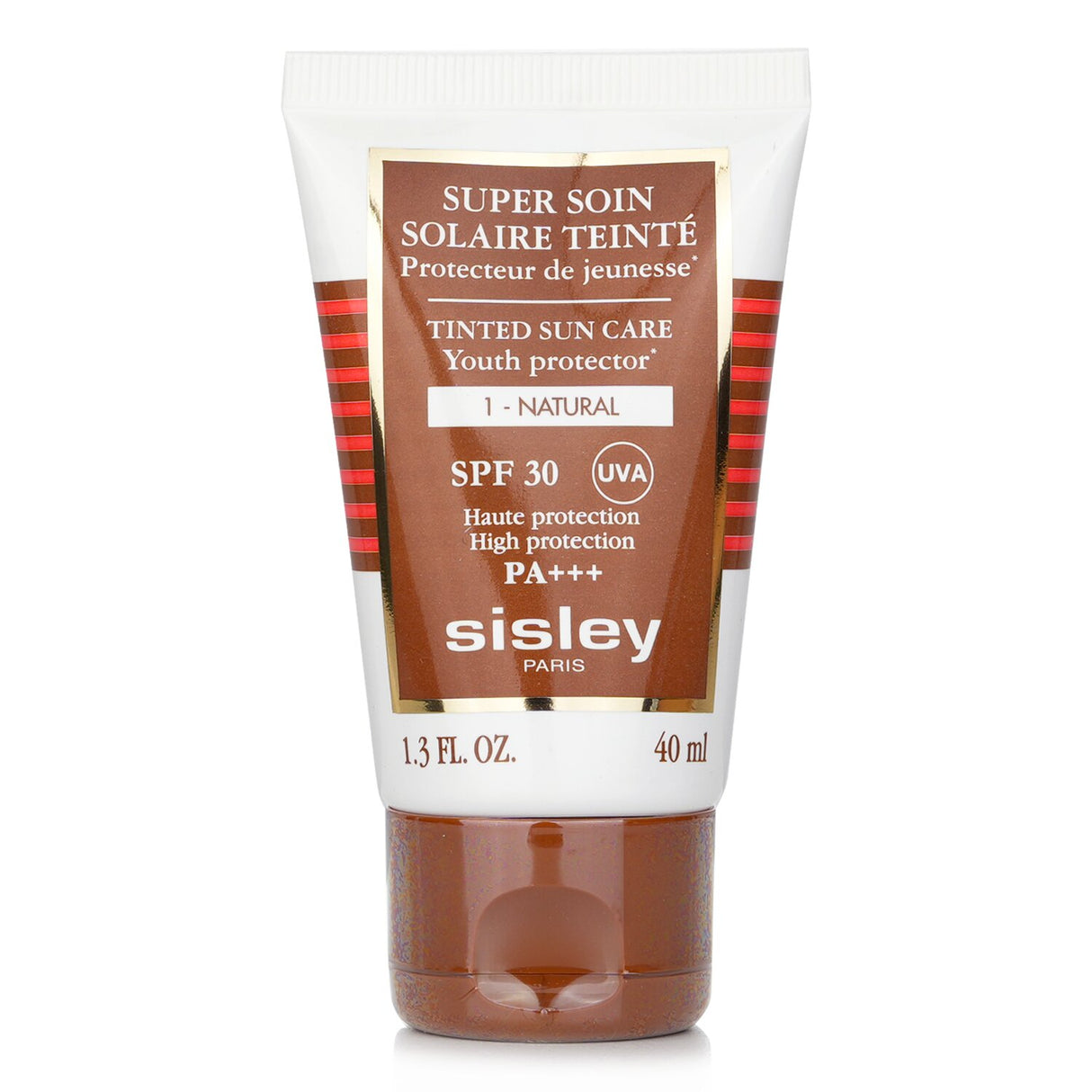 Sisley tinted youth protector SPF 30 in #1 Natural, a silky, hydrating cream for sun protection and rejuvenation.