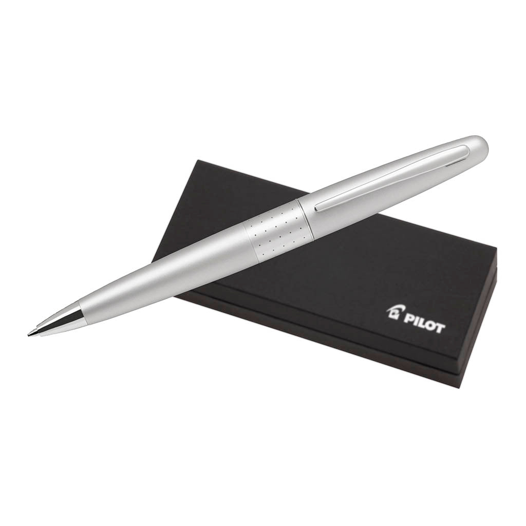 Pilot MR1 Ballpoint Medium Pen Silver (BP-MR1-M-SID-L)