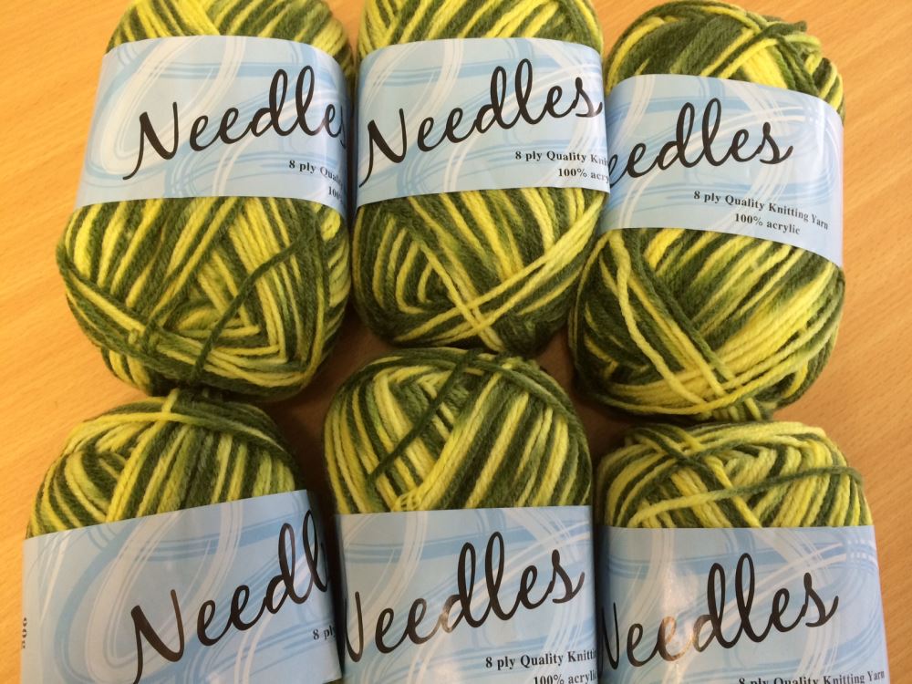 Acrylic Two Tone Knitting Yarn Colour 203 x 6