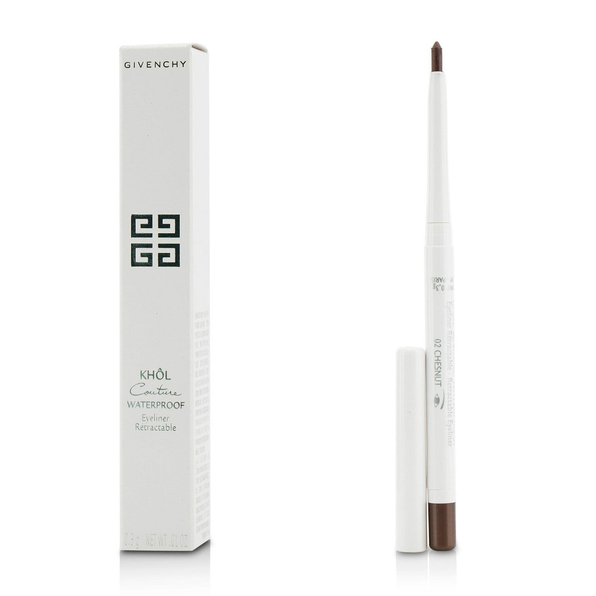 Givenchy - Khol Couture Waterproof Retractable Eyeliner - # 02 Chestnut  - 0.3g/