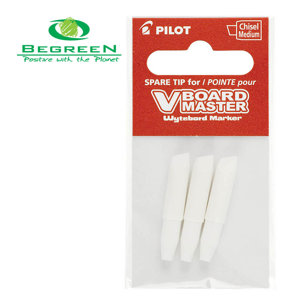 Pilot Marker V Board Chisel Tips - 3 Pack (WBTIP-VBM-MC)