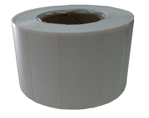 Thermal Direct Labels 40x15mm with permanent adhesive, 1000 labels per roll for efficient and versatile labeling solutions.