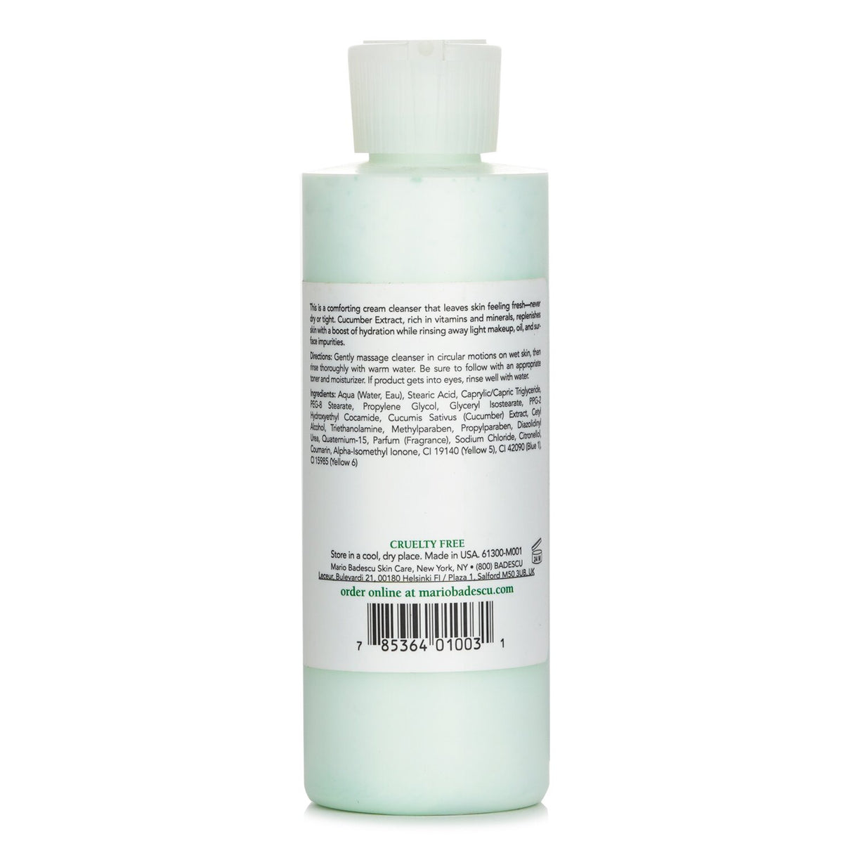 Mario Badescu Cucumber Cream Soap, a soothing facial cleanser for all skin types with refreshing cucumber extract.