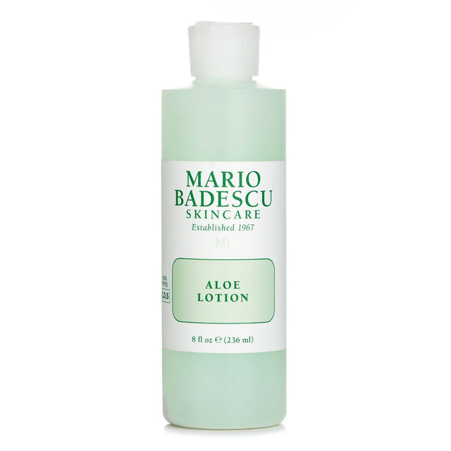 Aloe Lotion for combination, dry, and sensitive skin, with soothing Aloe Vera and mild astringent properties in a 236ml bottle.