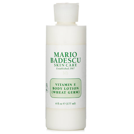 Luxurious Mario Badescu Vitamin E Body Lotion with Wheat Germ, hydrating and soothing for all skin types, 177ml.