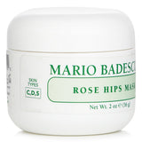 Mario Badescu Rose Hips Mask in 5oz, enriched with Kaolin clay and Rose Hips Oil for glowing, hydrated skin.