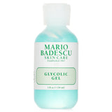 Mario Badescu Glycolic Gel in 59ml, a lightweight treatment for oily skin, unclogs pores and refines texture with glycolic acid.