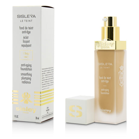 Sisley Sisleya Le Teint Anti Aging Foundation in #1B Ivory, 30ml, offers oil-free, anti-aging coverage for a youthful, radiant complexion.