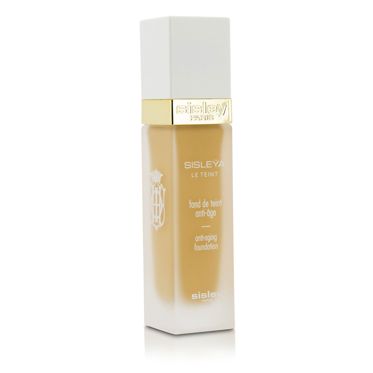 Sisley Sisleya Le Teint Anti Aging Foundation #2B Linen, luxurious oil-free formula enhancing youthful appearance and vitality.