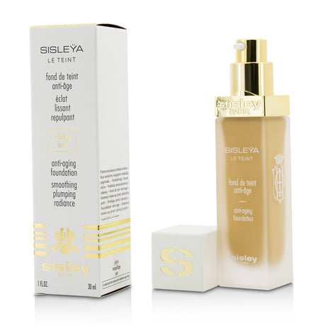 Sisley Sisleya Le Teint Anti Aging Foundation in #2B Linen, 30ml, offers oil-free, anti-aging coverage for a youthful glow.