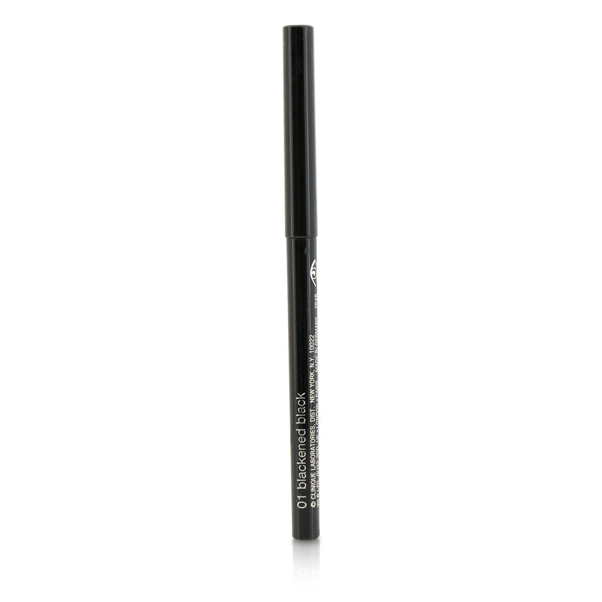 Clinique High Impact Custom Black Kajal #01 in Blackned Black offers intense color, 12-hour wear, and is safe for sensitive eyes.