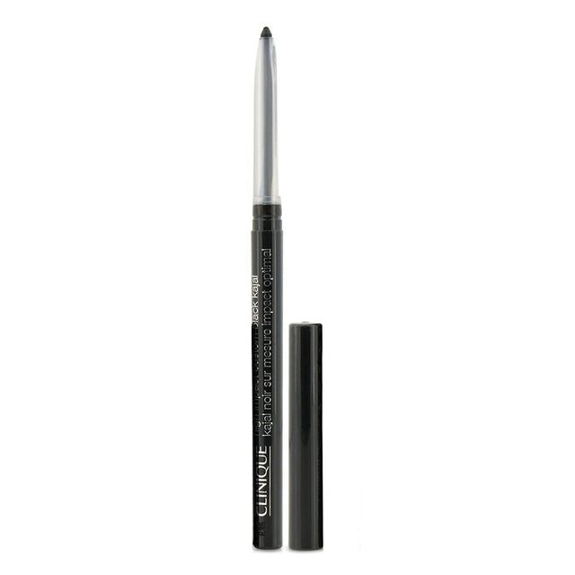 High-performance kajal pencil in intense black for long-lasting, smudge-resistant eye makeup, perfect for sensitive eyes.