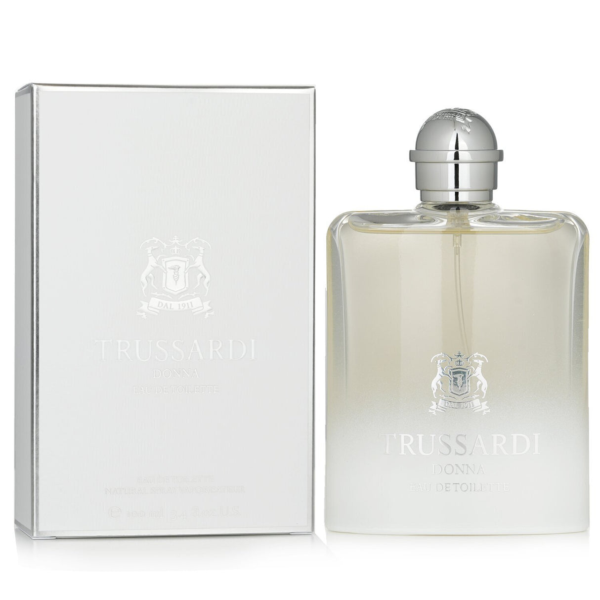 Trussardi - Donna Eau De Toilette Spray: 100ml floral fragrance with notes of yuzu, jasmine, and vanilla; ideal for spring and summer.