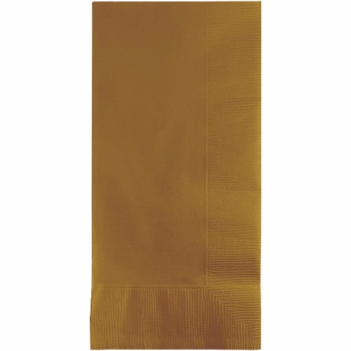 Glittering Gold Dinner Napkins - Pack of 50