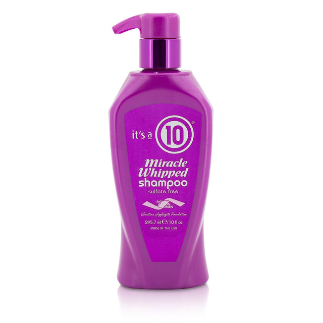 Luxurious sulfate-free shampoo in a creamy whipped formula for deep cleansing, repairing, and smoothing all hair types.