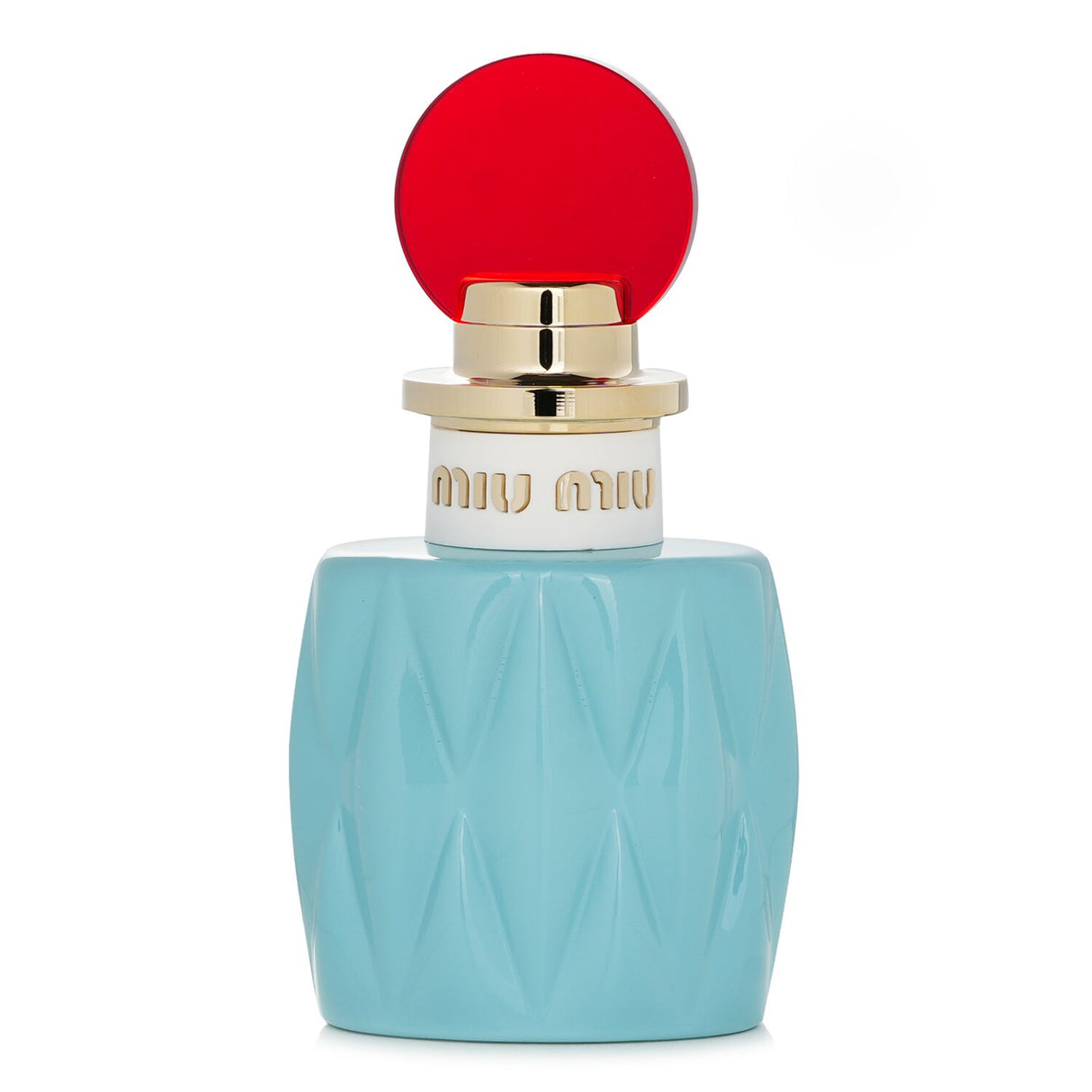 Miu Miu Eau De Parfum Spray in a luxurious flacon, featuring floral and spicy notes for modern young women.