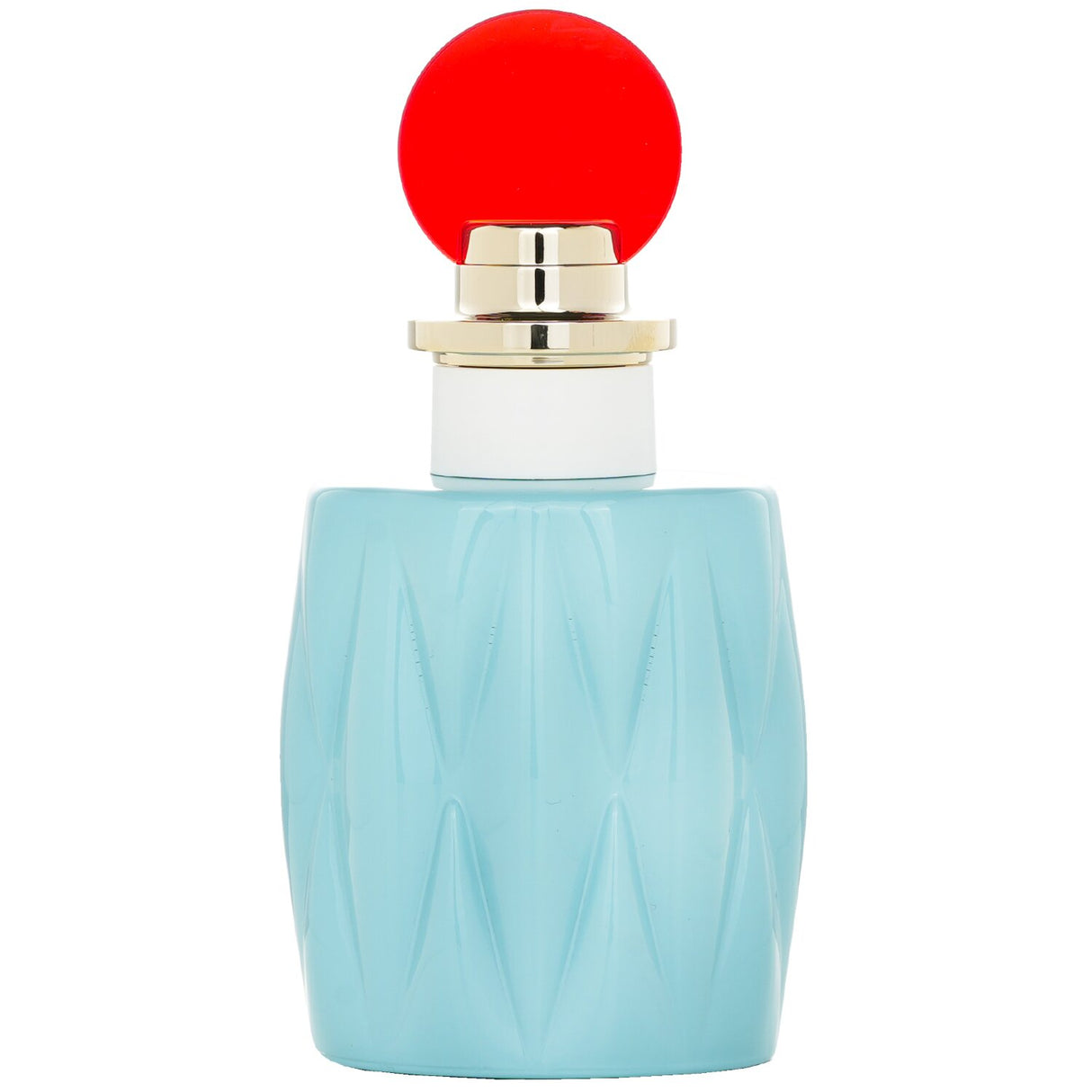 Miu Miu Eau De Parfum Spray in a luxurious 100ml flacon, featuring floral notes of jasmine, rose, and warm oud.