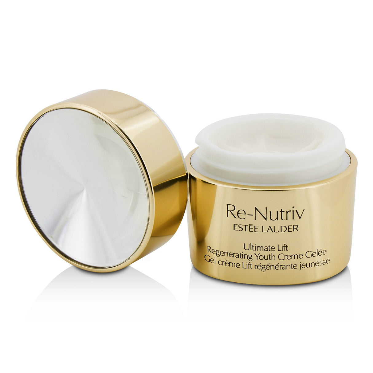 Estee Lauder Re-Nutriv Youth Creme Gelee, 50ml, rejuvenating gel cream for firm, radiant skin, infused with FloralixirTM Dew.