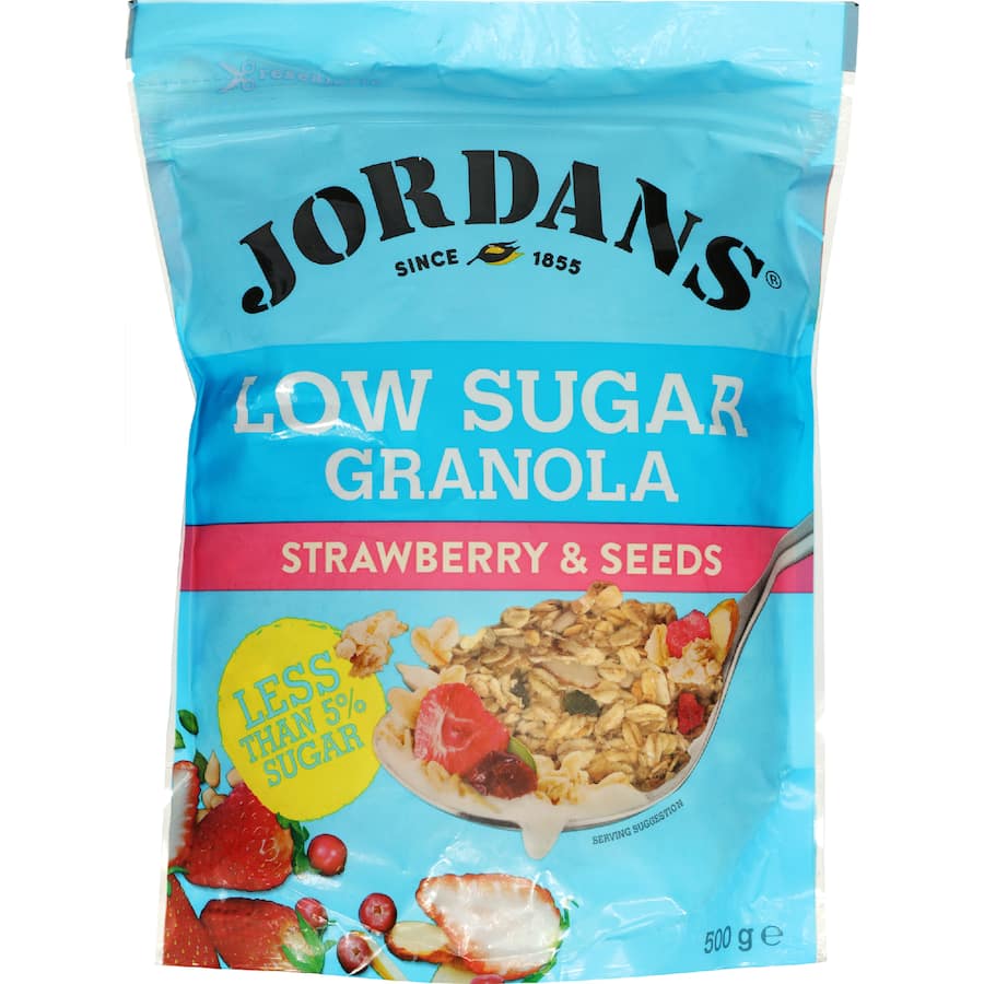 Jordans Granola Low Sugar Berry & Seeds - 500g