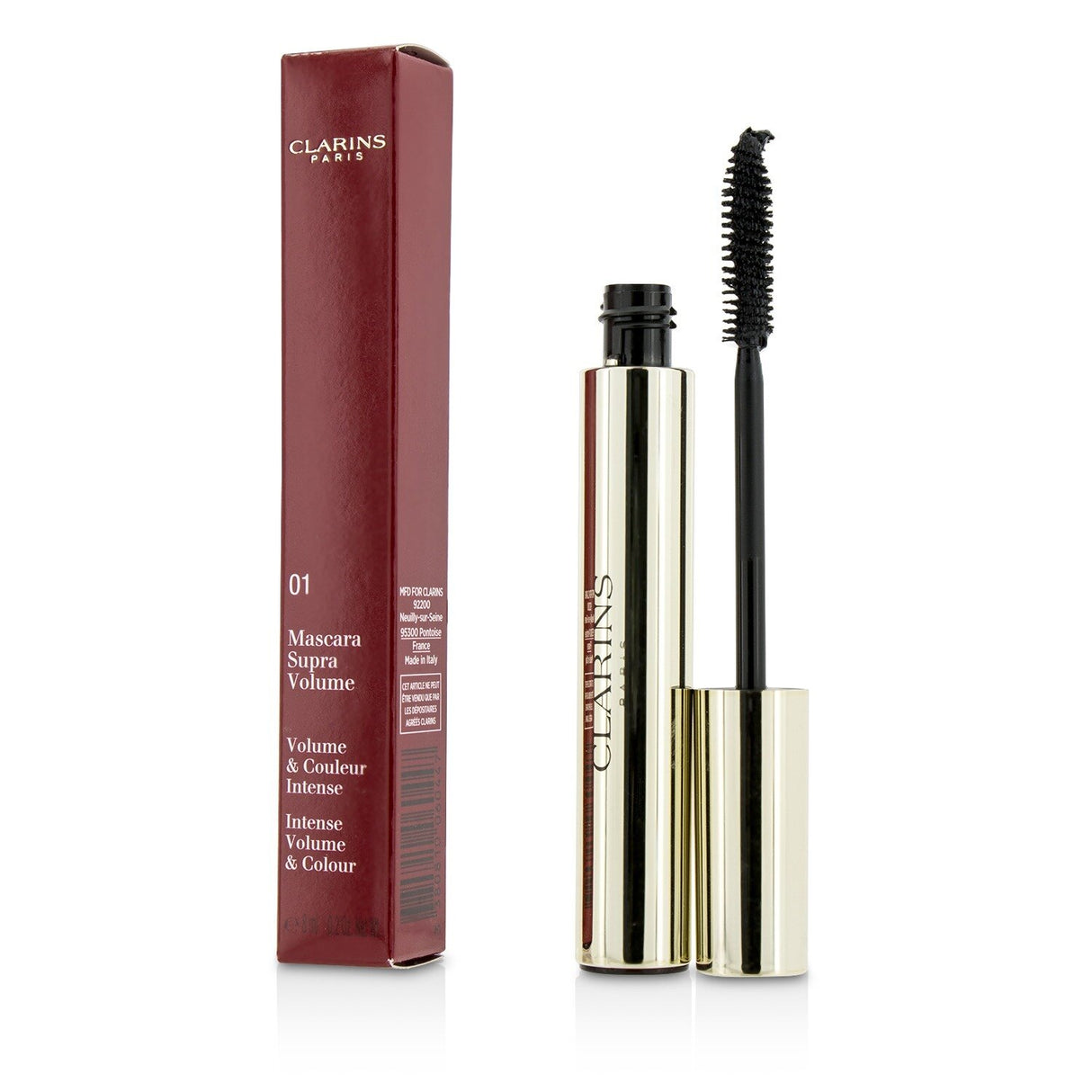 Clarins - Supra Volume Mascara - # 01 Intense Black  - 8ml/0.2oz