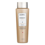 Goldwell Kerasilk Control Keratin Smooth 2 treatment for frizz-free, silky hair, enriched with keratin and silk.