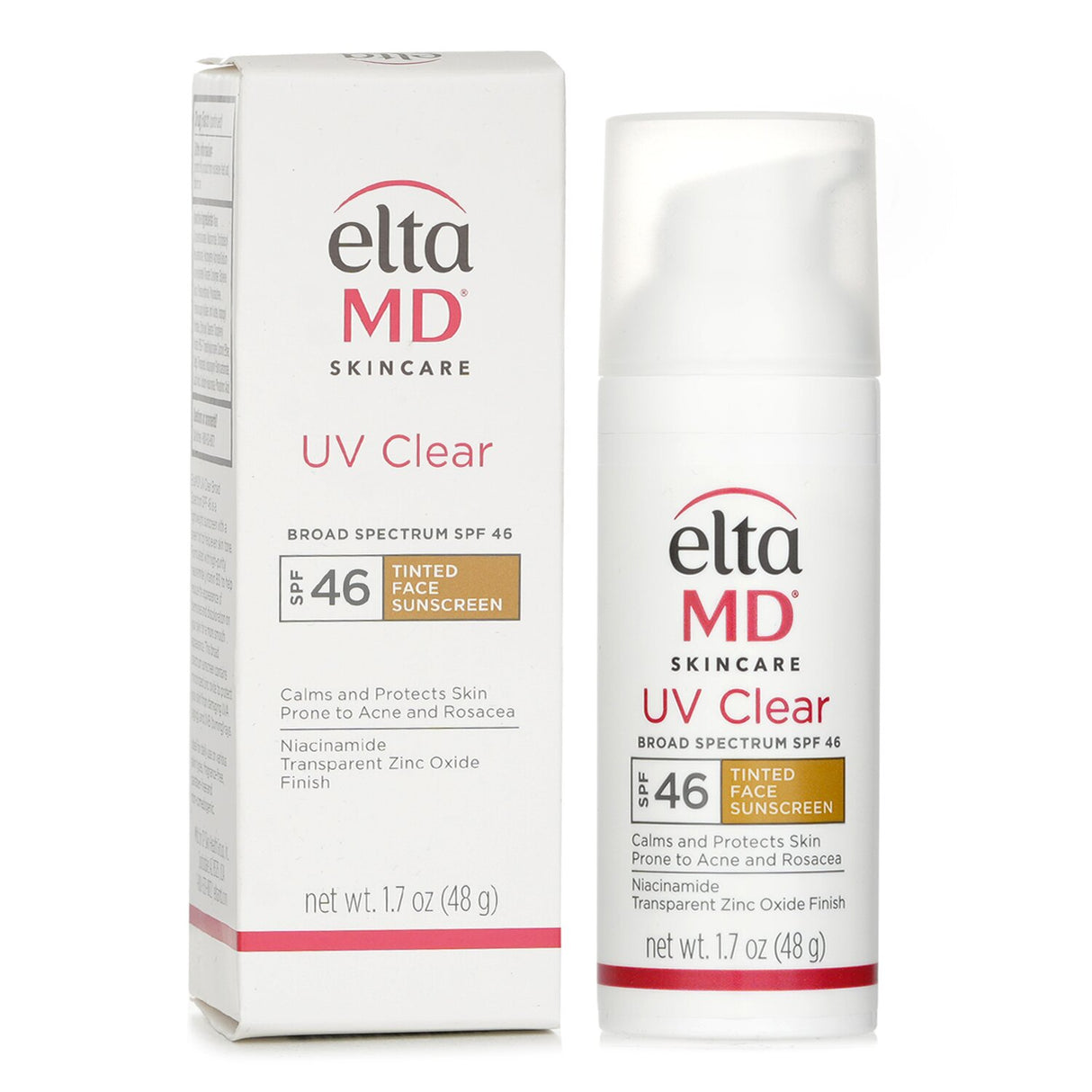 EltaMD UV Clear Facial Sunscreen SPF 46 - For Skin Types Prone To Acne, Rosacea