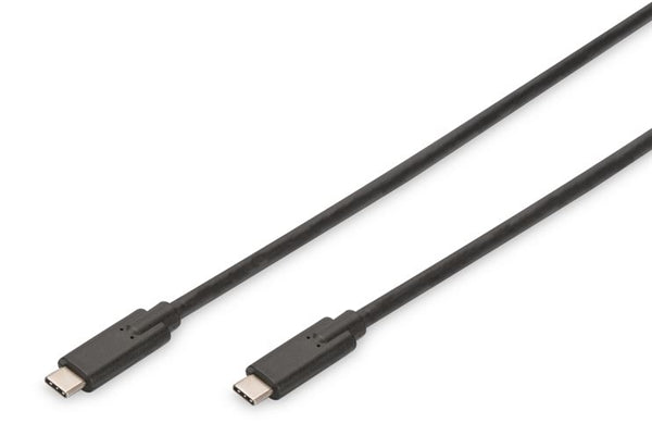 1-meter Digitus USB 3.1 Gen 2 Type-C cable for fast 10 Gbps data transfer, 4K video support, and robust 20V/5A charging.