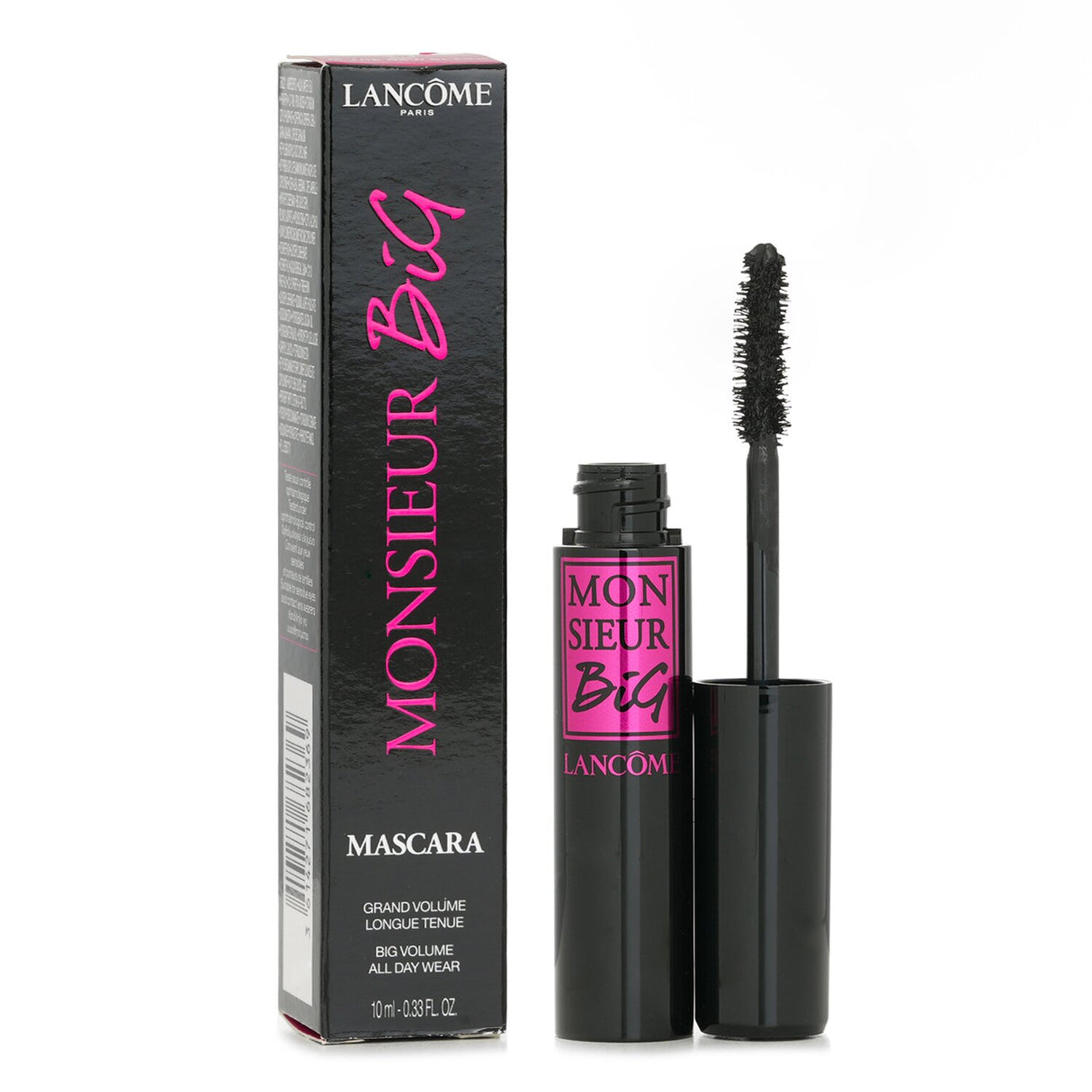 Ultra-volumizing Lancôme Monsieur Big Volume Mascara promises 12x more volume with a silky texture and up to 24-hour wear.