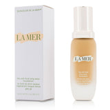 La Mer Soft Fluid Foundation SPF 20 in #23/250 Sand, a luxurious lightweight liquid for a flawless, radiant complexion.