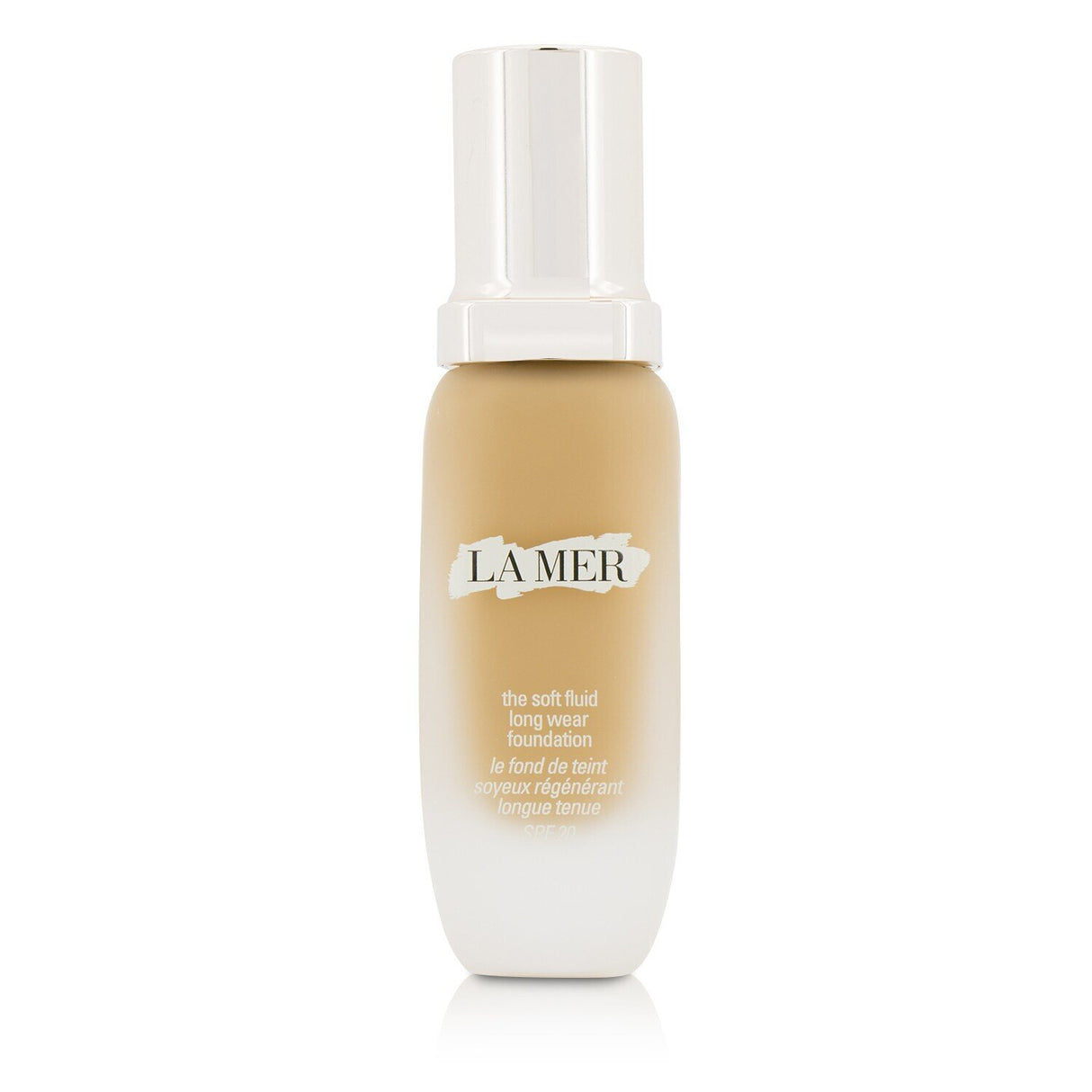 La Mer Soft Fluid Foundation SPF 20 - #23 Sand, 30ml, lightweight, long-lasting formula for a smooth, radiant complexion.