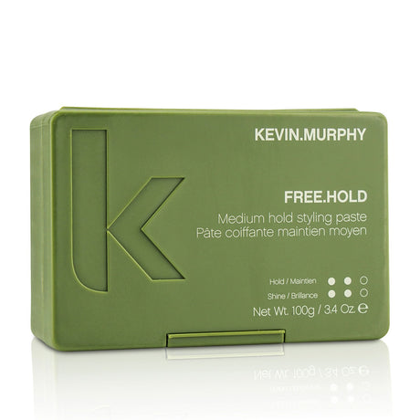 Kevin.Murphy Free.Hold is a versatile medium hold styling paste that adds shine, thickness, and nourishment for all hair types.