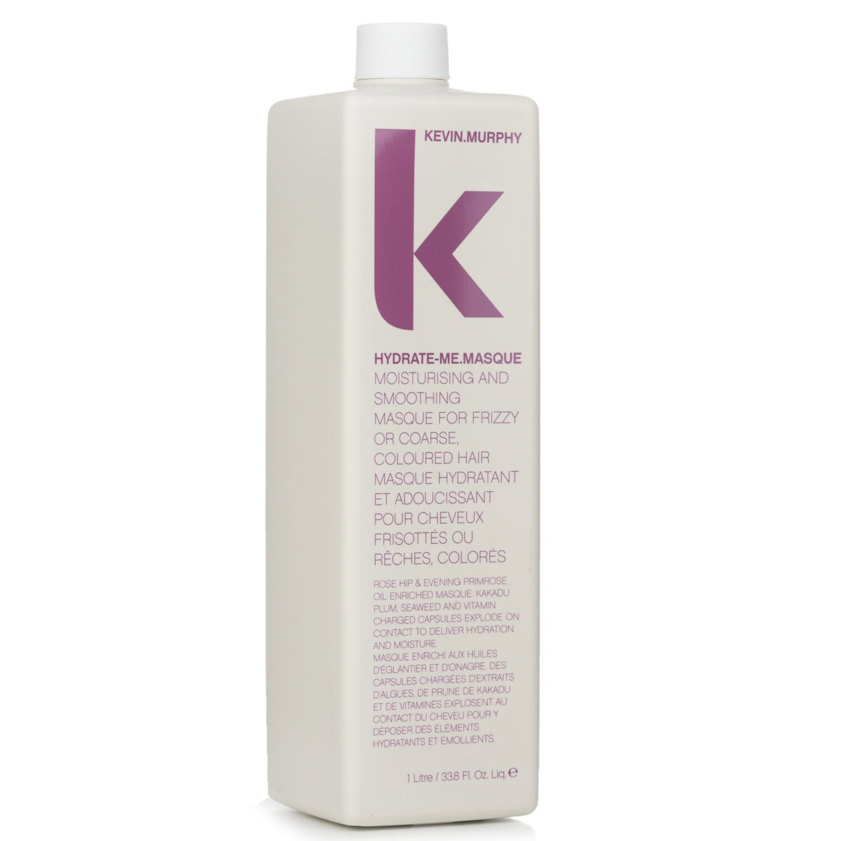 Luxurious hydrating hair masque with Rose Hip, Kakadu Plum, and Seaweed Extract for smoother, manageable hair.