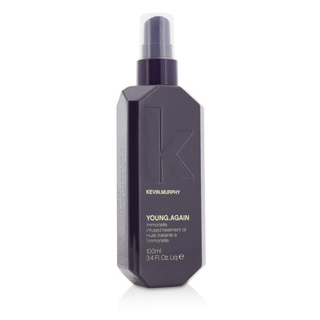 Lightweight treatment oil for revitalizing hair, enriched with Immortelle and Bur Oil for soft, shiny, and youthful locks.