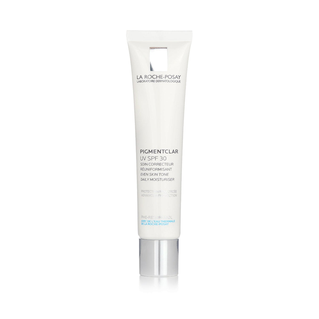 La Roche Posay Pigmentclar UV SPF30 moisturizer in 40ml, brightens skin tone and protects against dark spots and UV damage.