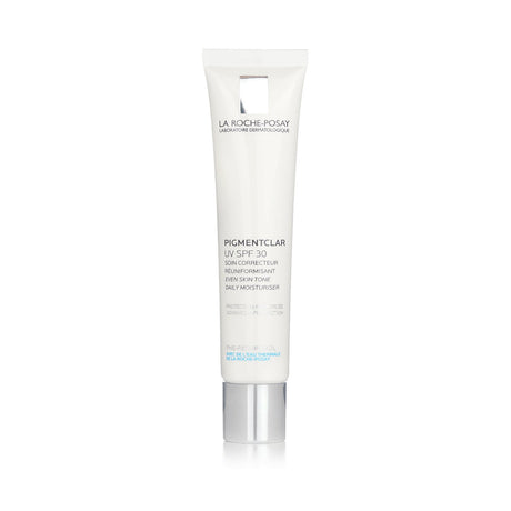 La Roche Posay Pigmentclar UV SPF30 moisturizer in 40ml, brightens skin tone and protects against dark spots and UV damage.