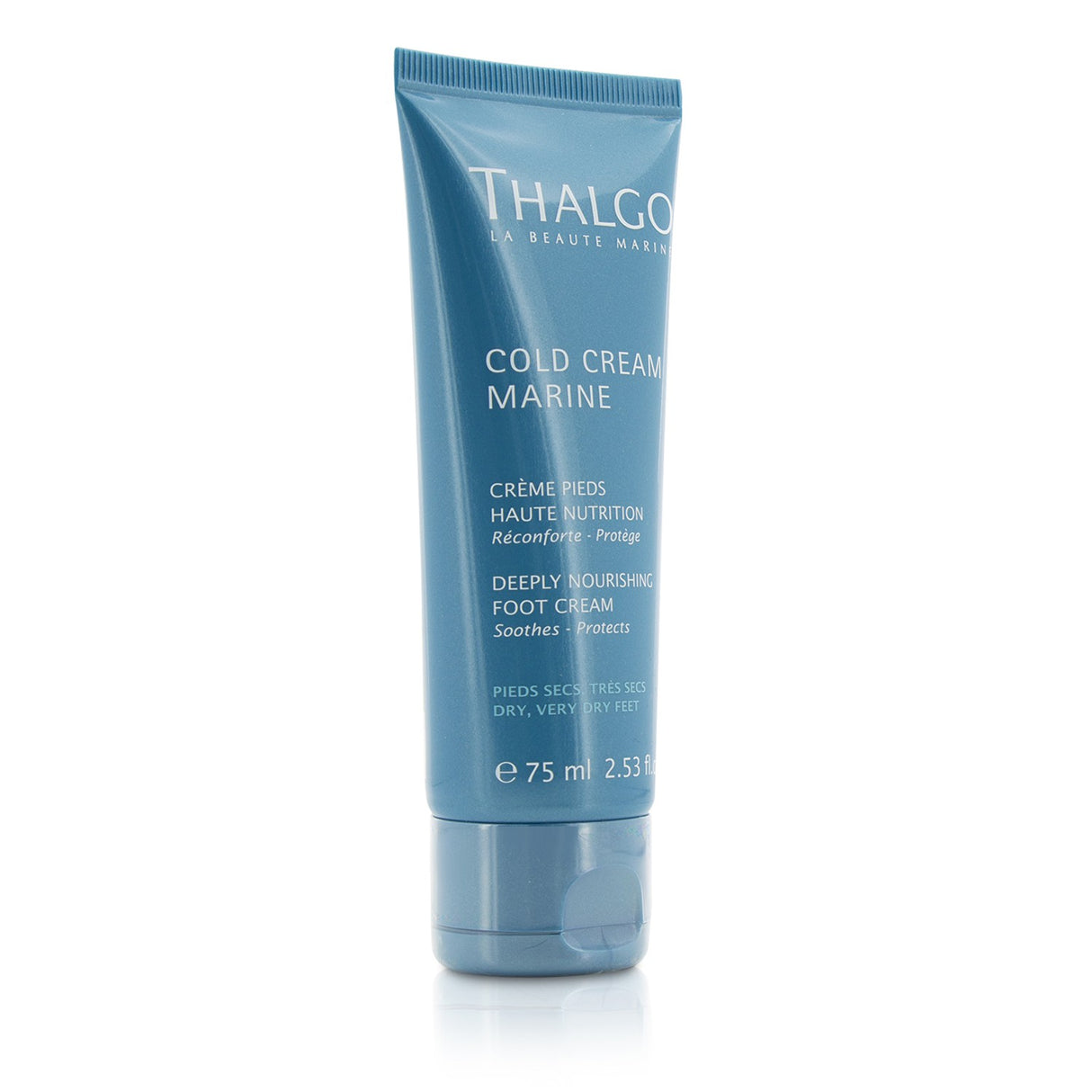 Thalgo Cold Cream Marine Foot Cream for dry feet, intensely nourishes and protects, with regenerating centella asiatica.