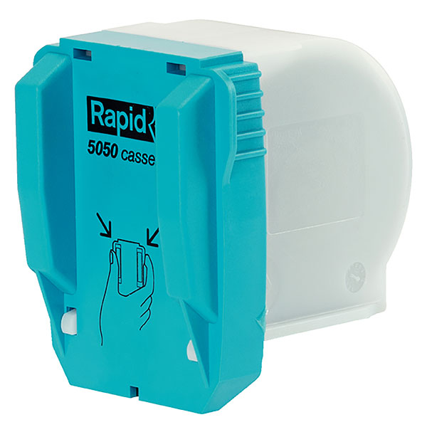 Rapid Staple 5050 Cart holds 5000 staples for seamless, jam-free stapling with the 5050E electric stapler.