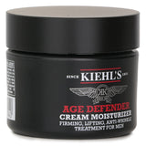 Kiehl's Age Defender Moisturizer for men, a firming cream with Linseed Extract, Caffeine, and Soy Protein for youthful skin.