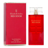 Elizabeth Arden Red Door Eau De Toilette Spray in a 100ml bottle, featuring an elegant floral fragrance for contemporary women.