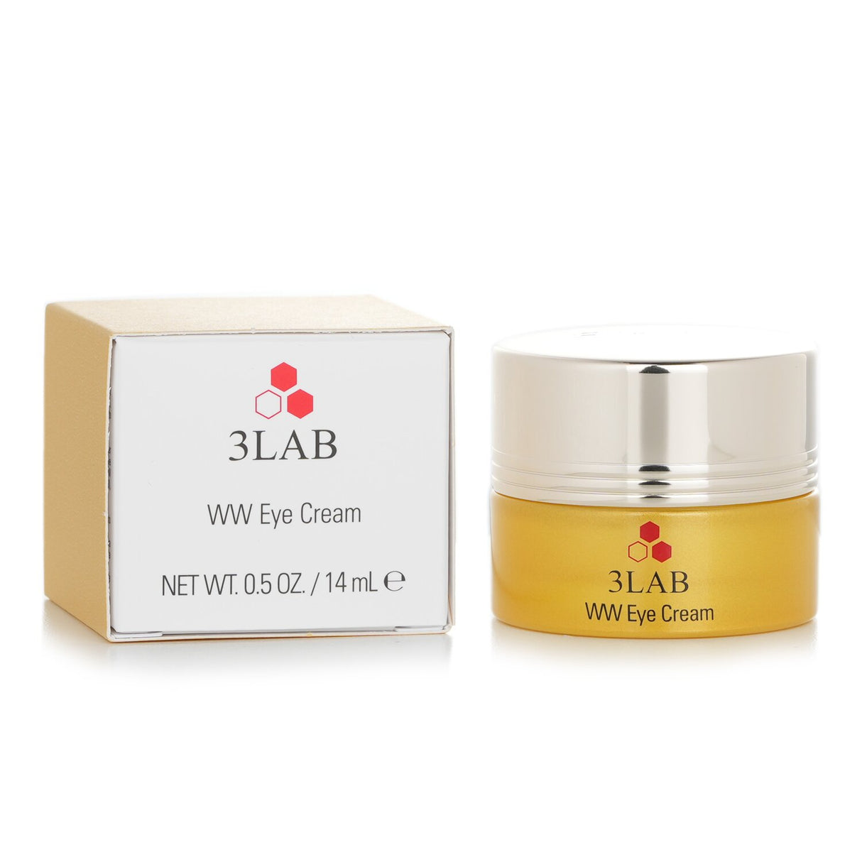 3LAB WW Eye Cream in a 14ml jar, designed to hydrate, reduce wrinkles, and brighten the under-eye area for a youthful look.