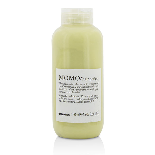 Moisturizing hair cream with Yellow Melon extract, providing lightweight hydration for soft, shiny, and manageable hair.
